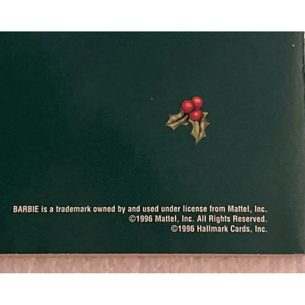 Hallmark 1996 Holiday Barbie Vintage‎ Coloring & Activity Book - NEVER USED